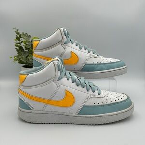 Nike Men’s Court Vision Mid Next Nature White Sneakers Shoes Size 7